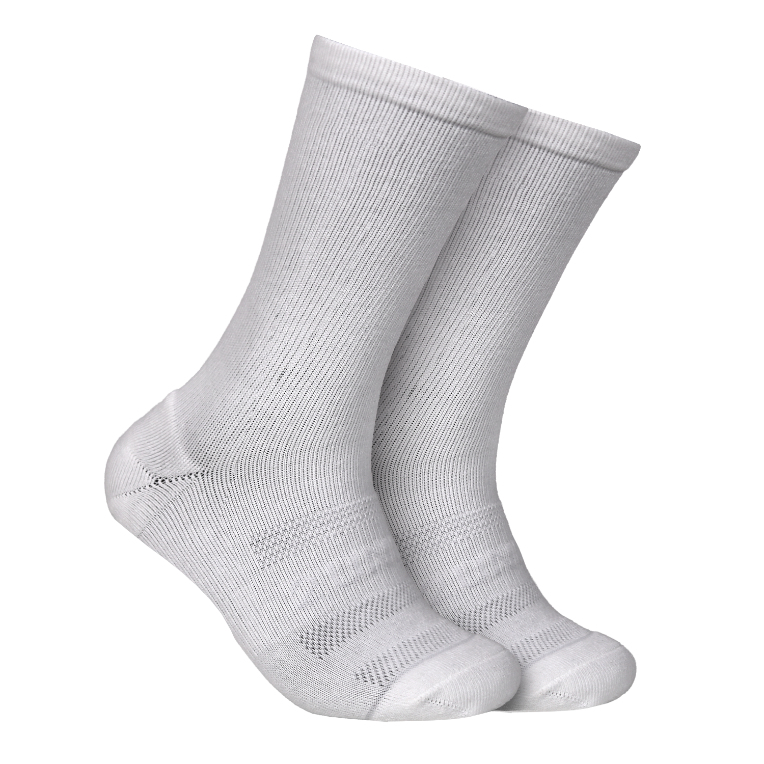 Sport Crew Sock - Solid White