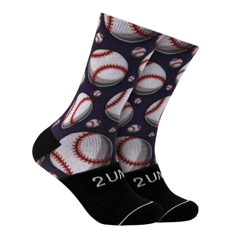 Flex Printed Crew Sock - Upper Deck