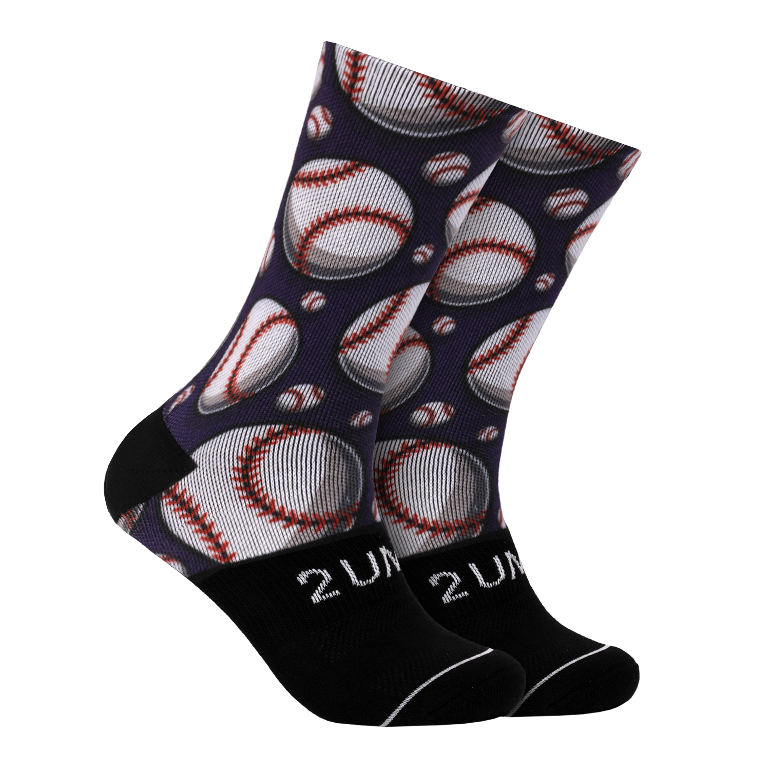 Flex Printed Crew Sock - Upper Deck