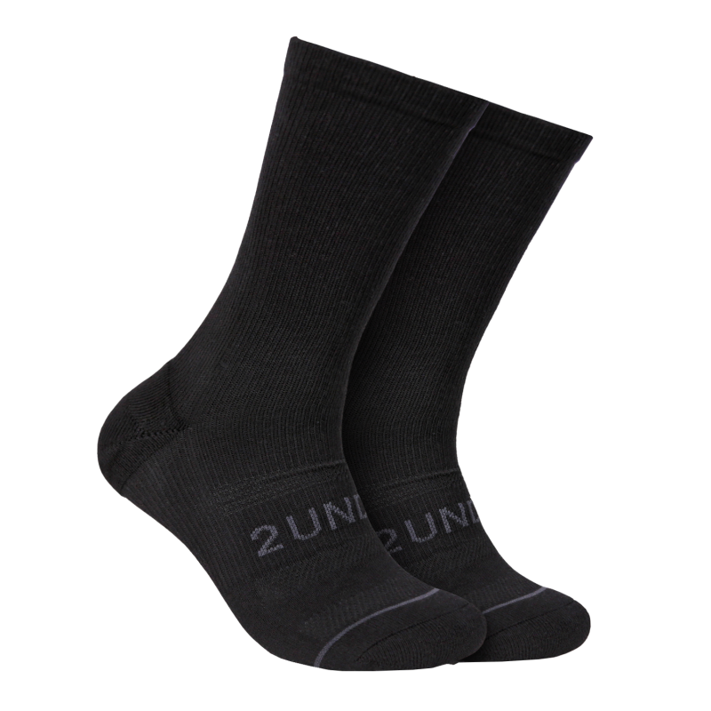 Sport Crew Sock - Solid Black
