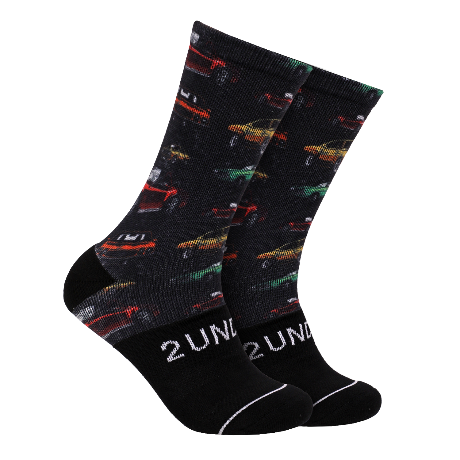 Flex Printed Crew Sock - Vintage Muscle