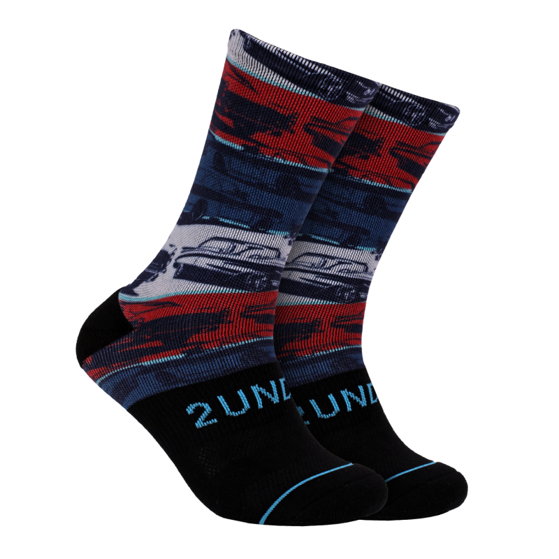 Flex Printed Crew Sock - Race Pace