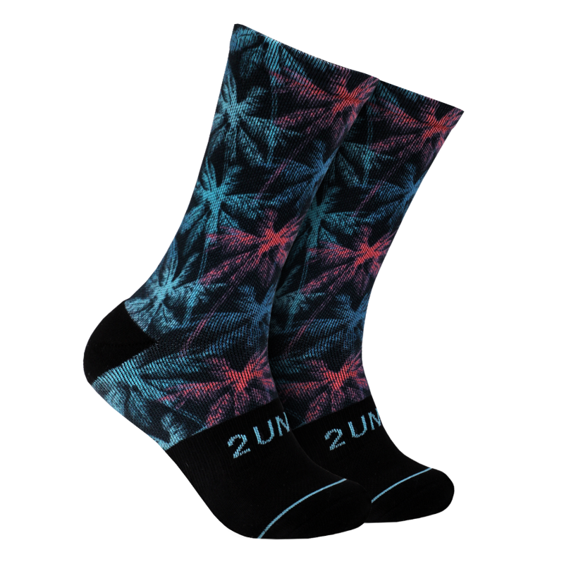 Flex Printed Crew Sock - Palmsy