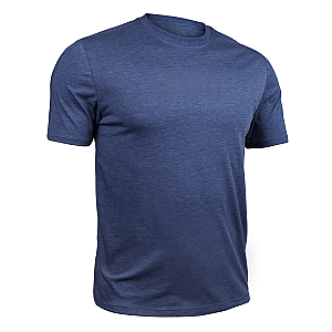 All Day Crew Tee - Heathered Navy