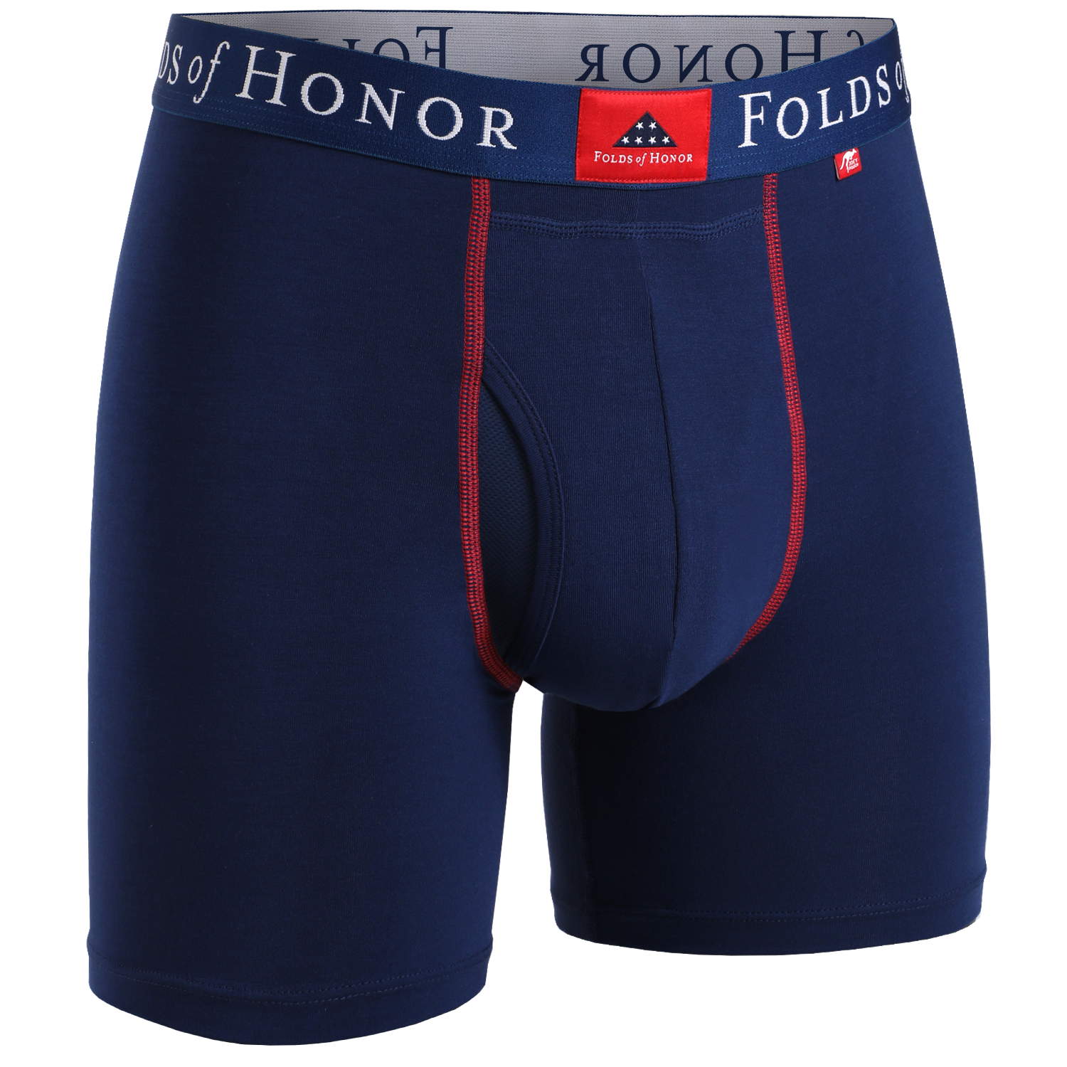 Swing Shift 6" Boxer Brief - Folds of Honor - Navy