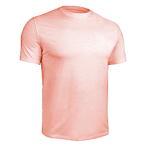 Luxury Crew Tee - Heathered Salmon