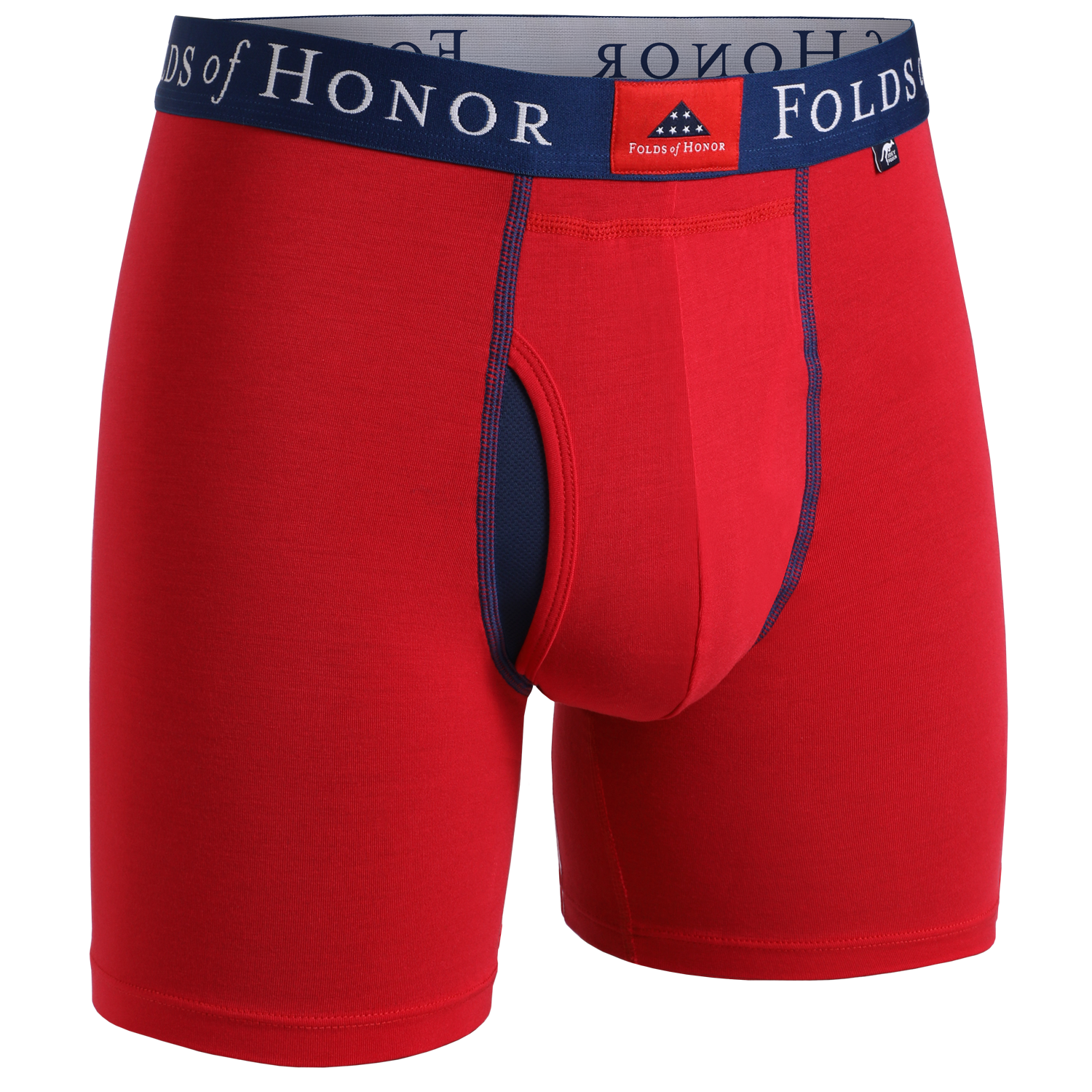 Swing Shift 6" Boxer Brief - Folds of Honor - Red