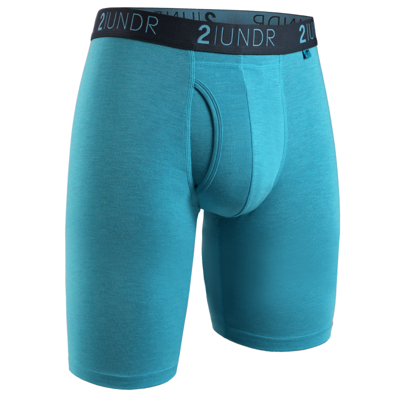 Swing Shift 9" Long Leg - Turquoise