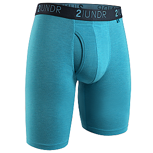 Swing Shift 9" Long Leg - Turquoise