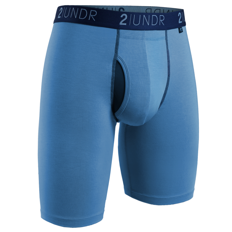 Swing Shift 9" Long Leg - Sky Blue