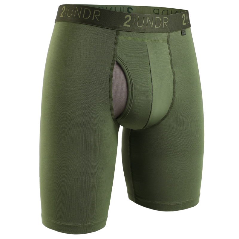 Swing Shift 9" Long Leg - Army Green