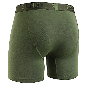 Swing Shift 6" Boxer Brief - Army Green