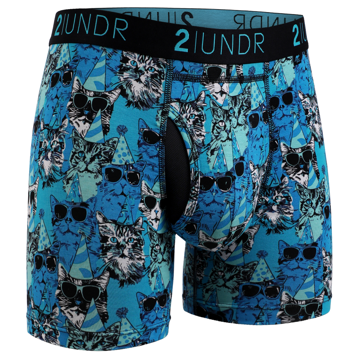 Swing Shift 6" Boxer Brief - Kitty Corner