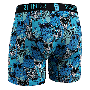 Swing Shift 6" Boxer Brief - Kitty Corner