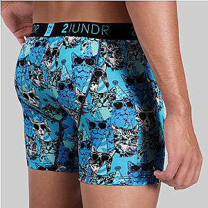 Swing Shift 6" Boxer Brief - Kitty Corner