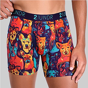 Swing Shift 6" Boxer Brief - Mans Best Friend
