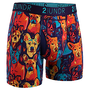 Swing Shift 6" Boxer Brief - 3 Pack Boxset - Friend/Turtle/Kitty