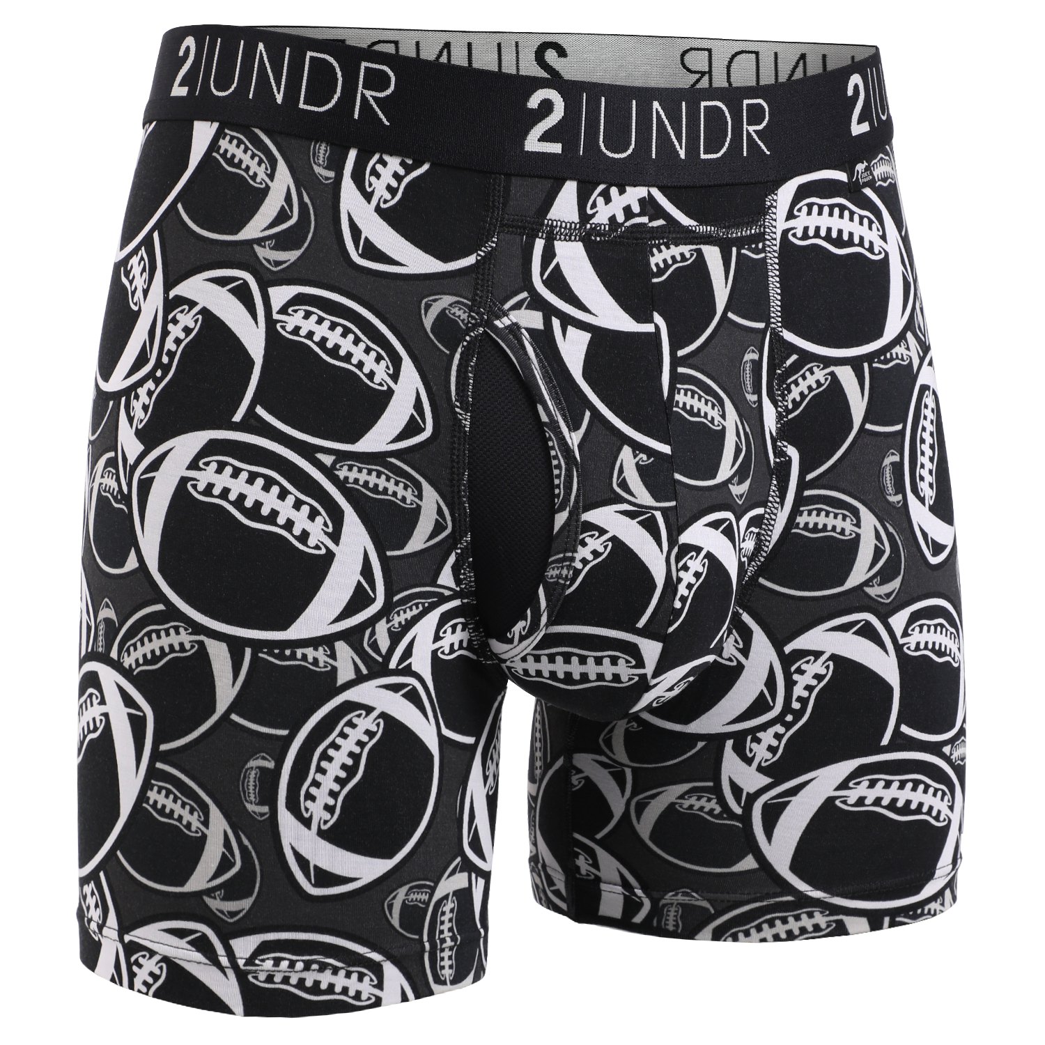 Swing Shift 6" Boxer Brief - Grid Iron