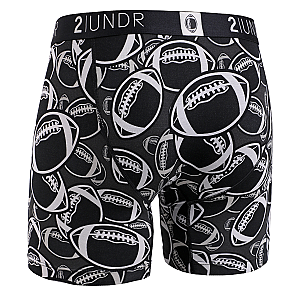 Swing Shift 6" Boxer Brief - Grid Iron