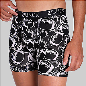 Swing Shift 6" Boxer Brief - Grid Iron