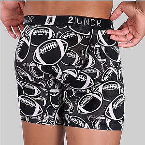 Swing Shift 6" Boxer Brief - Grid Iron