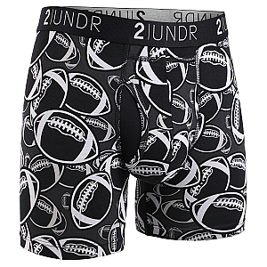 Swing Shift 6" Boxer Brief - 3 Pack Boxset - Grid Iron/Hoops/Upper Deck