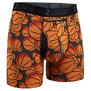 Swing Shift 6" Boxer Brief - 3 Pack Boxset - Grid Iron/Hoops/Upper Deck