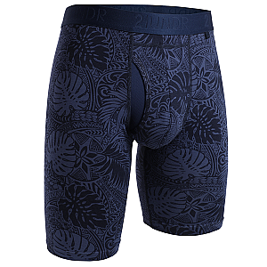 Swing Shift 9" Long Leg - Coastal Blue