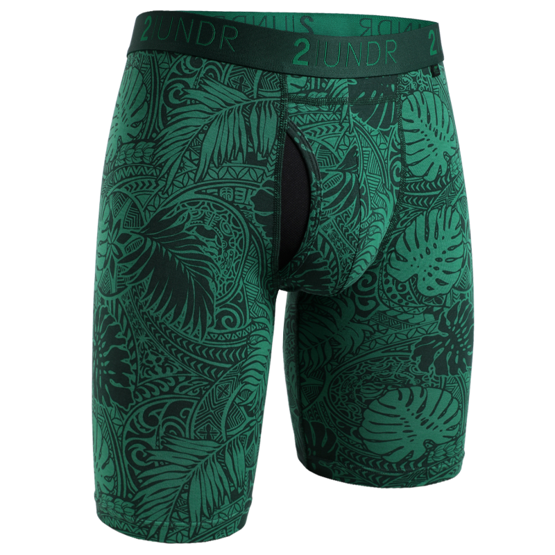 Swing Shift 9" Long Leg - Coastal Green
