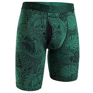 Swing Shift 9" Long Leg - Coastal Green