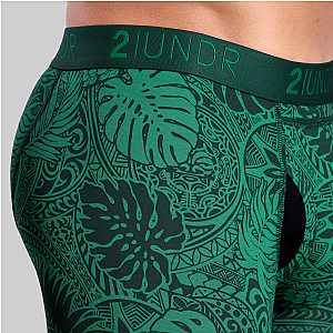 Swing Shift 9" Long Leg - Coastal Green