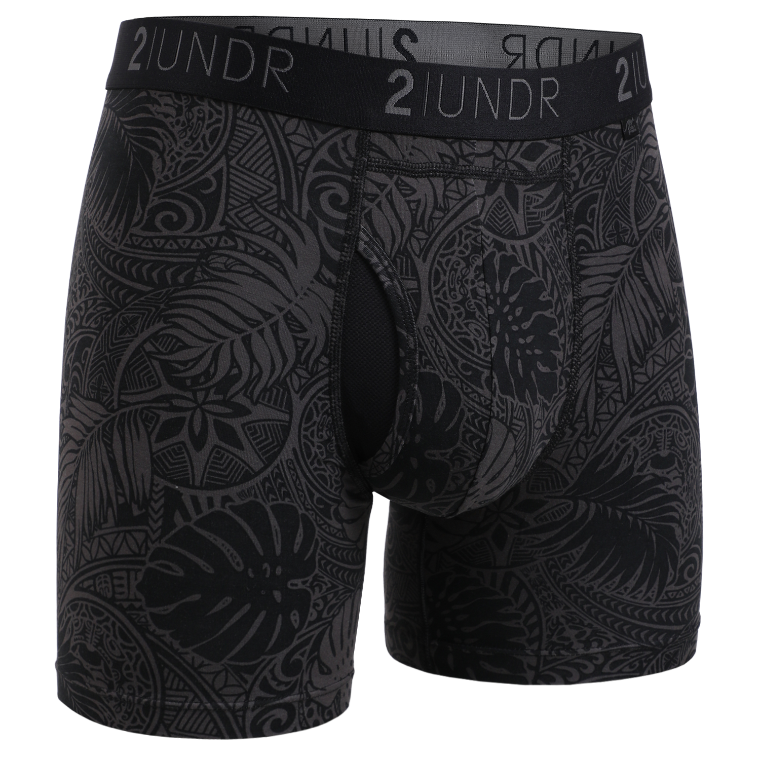 Swing Shift 6" Boxer Brief - Coastal Black