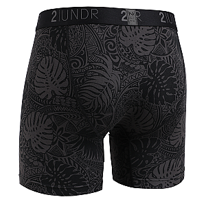 Swing Shift 6" Boxer Brief - Coastal Black