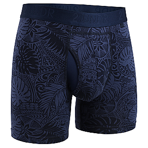 Swing Shift 6" Boxer Brief - Coastal Blue