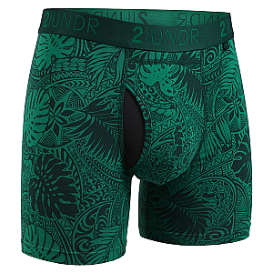 Swing Shift 6" Boxer Brief - Coastal Green
