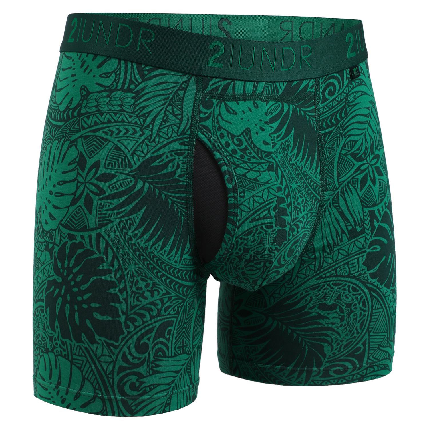Swing Shift 6" Boxer Brief - Coastal Green