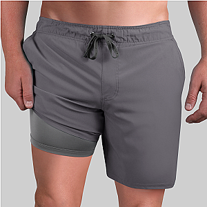 Juicy 2 in 1 Short - Charcoal