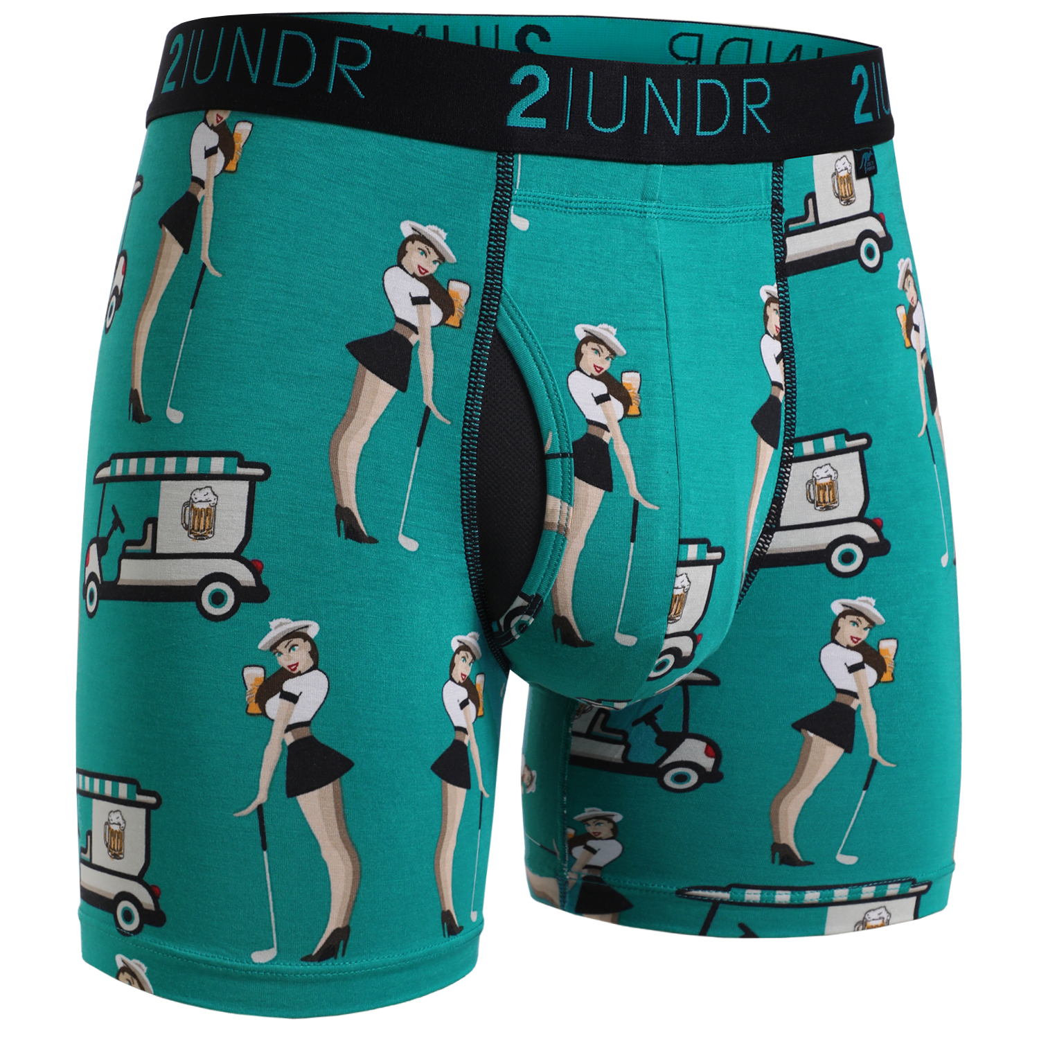 Swing Shift 6" Boxer Brief - Cart Girl