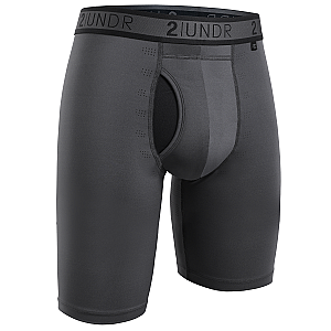 Sport Shift 9" Long Leg - Charcoal