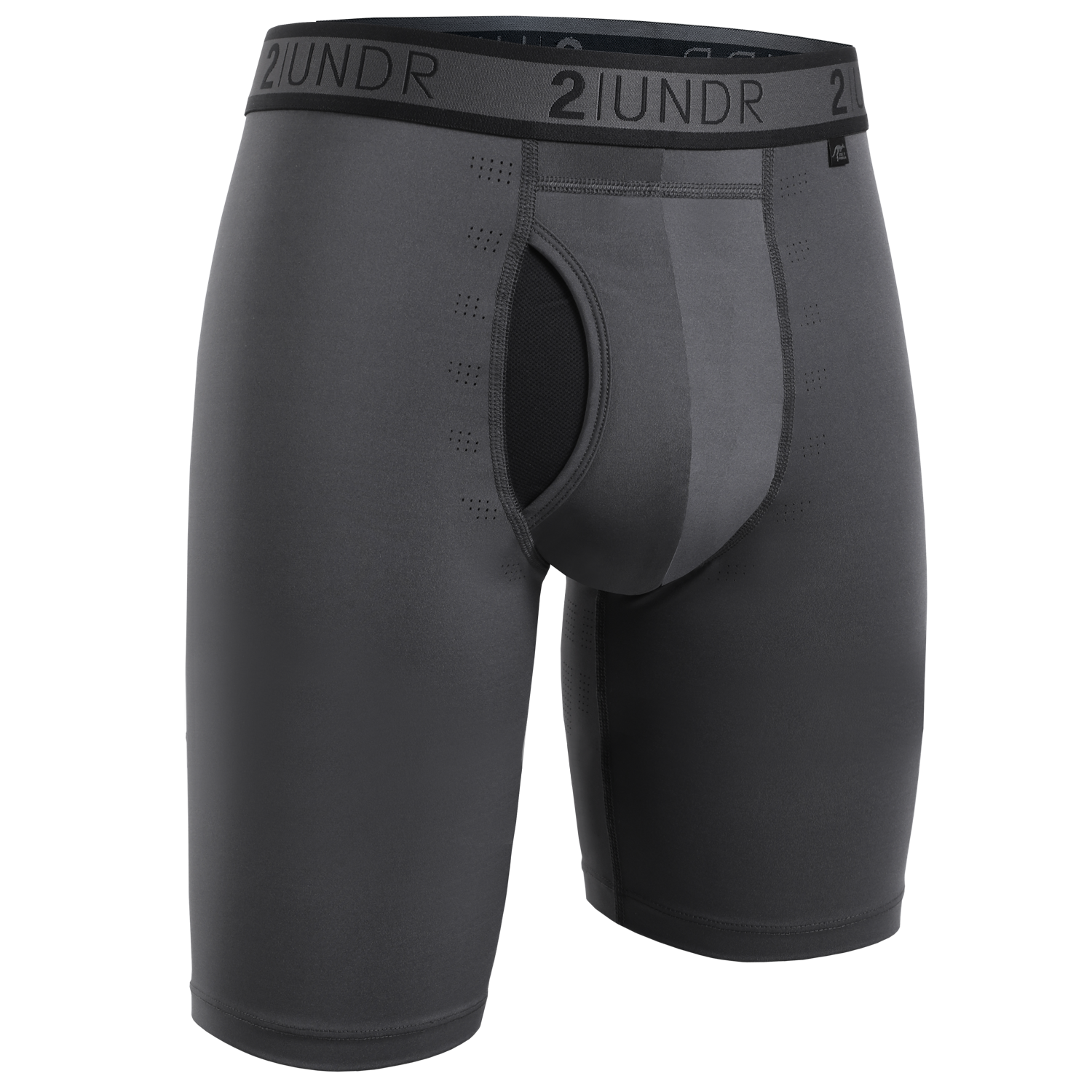 Sport Shift 9" Long Leg - Charcoal