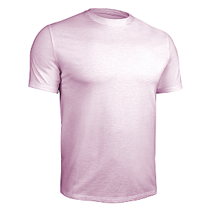 Luxury Crew Tee - Heathered Pink