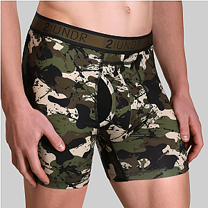 Sport Shift 6" Boxer Brief - Army