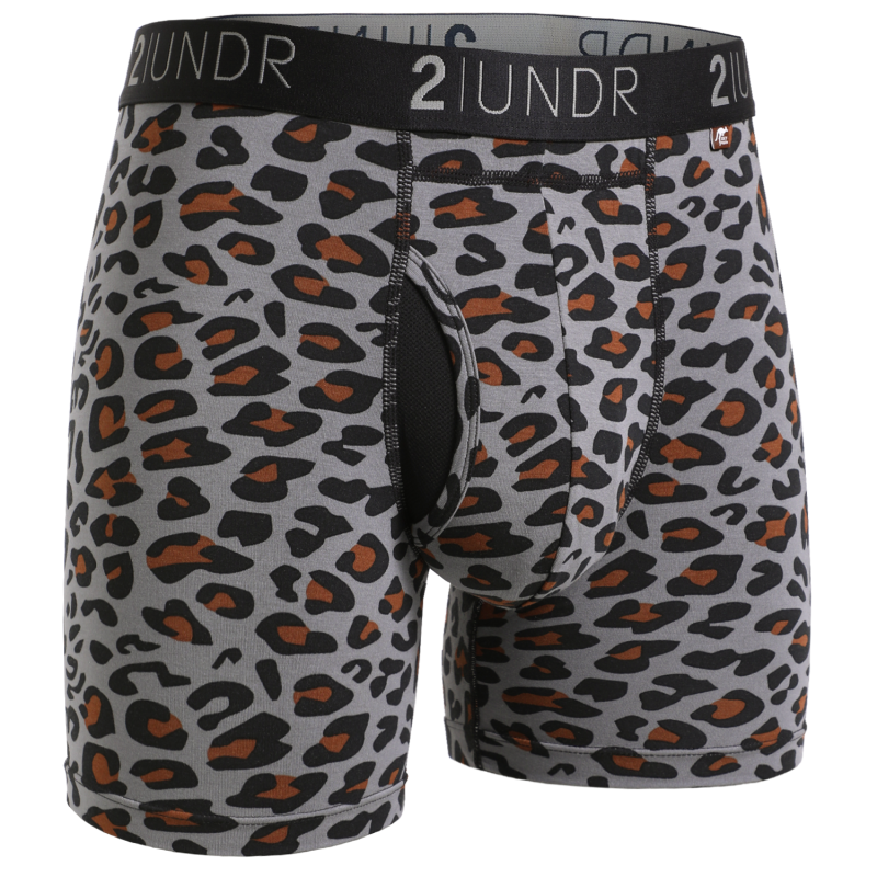 Swing Shift 6" Boxer Brief - Leopard