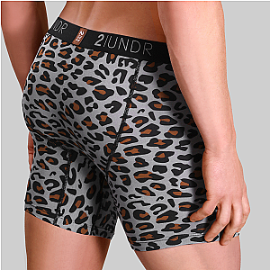 Swing Shift 6" Boxer Brief - Leopard